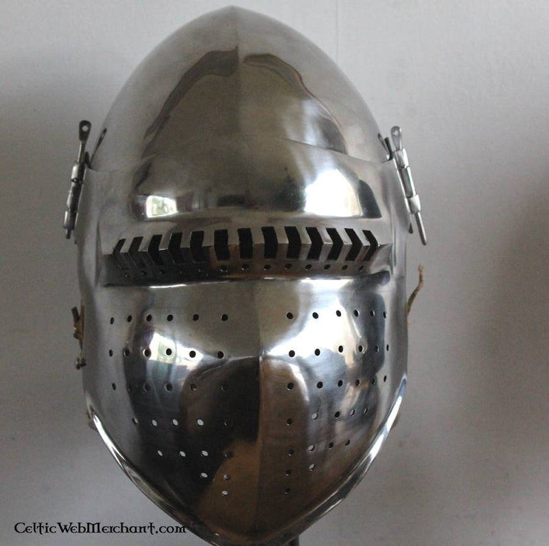 Late 14th century bascinet, 2 mm (battle-ready)