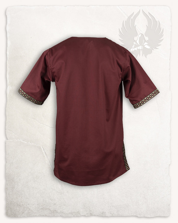 Middeleeuwse tuniek Sigbert rood