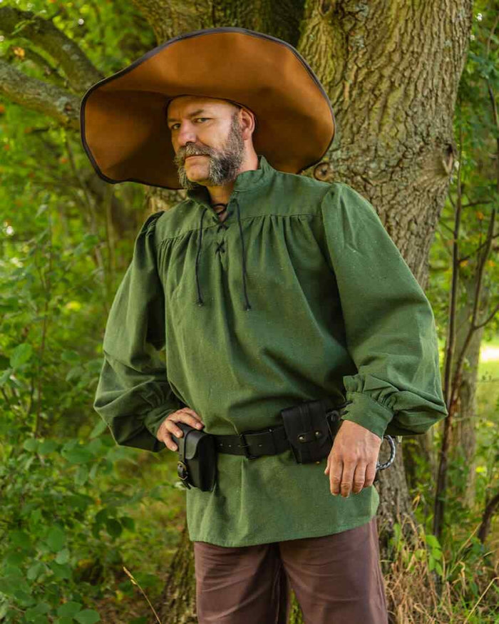 Medeltida skjorta Ansgar, grön