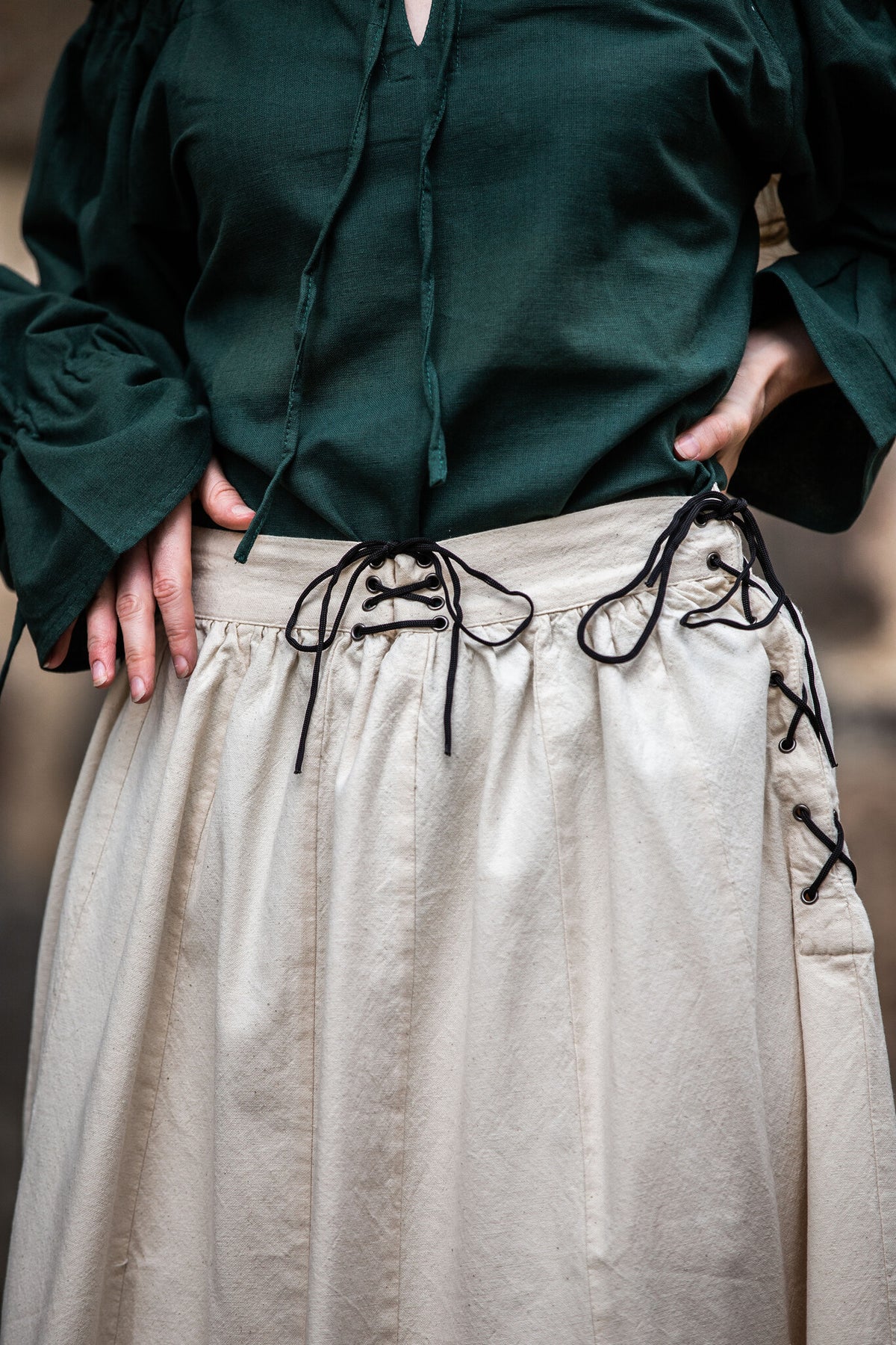 Robe Renaissance, crème