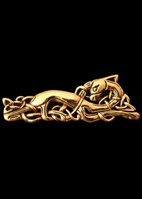 Brooch Celtic goose, bronze