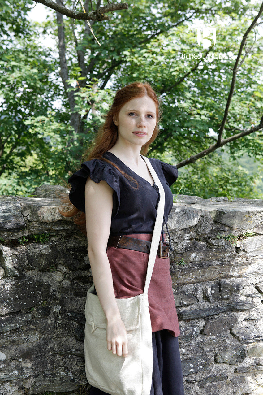 Medieval bag Ehwaz, natural