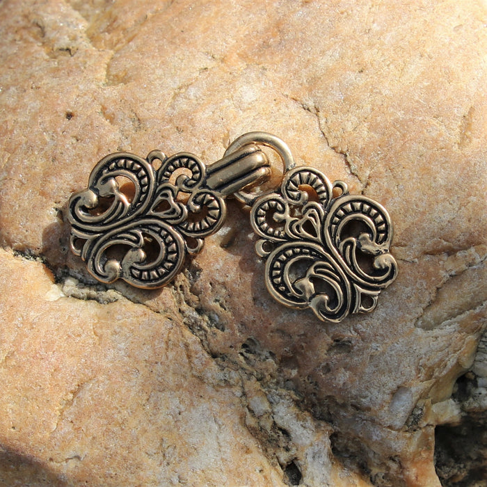 Mantelspänne Norge, brons