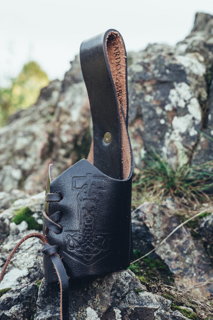 Trinkhornhalter Thorshammer, dunkelbraun