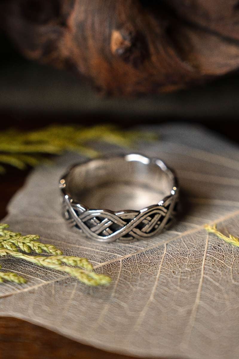 Anillo normando, plata de ley