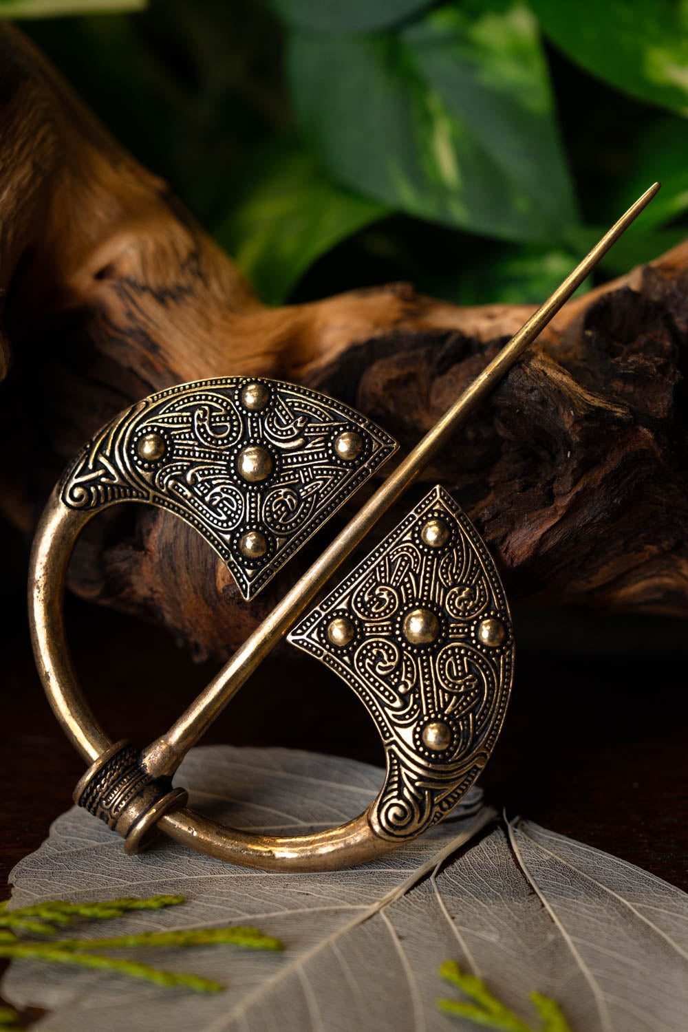 Gälisk brosch Ballyspellan, brons