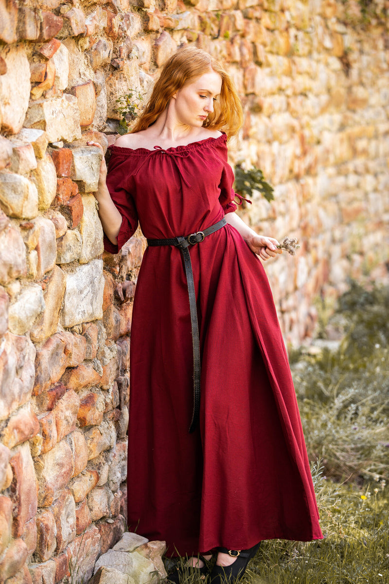 Festival dress Melisande, red
