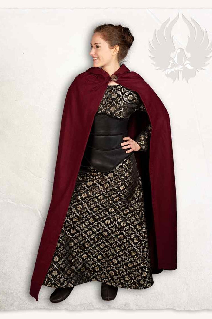 Corset armure écarlate, noir