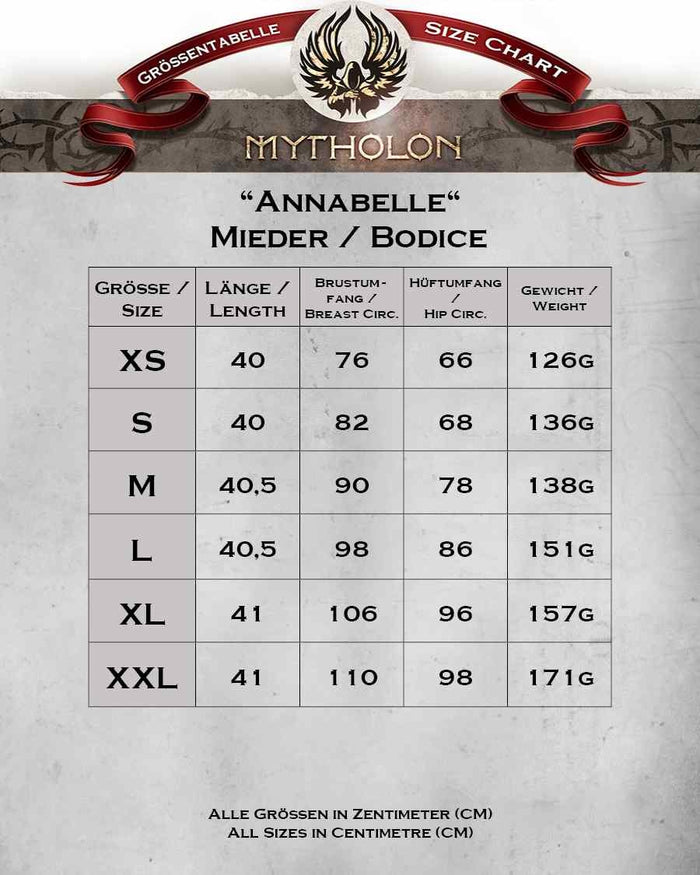 Gorset Annabelle, zielony