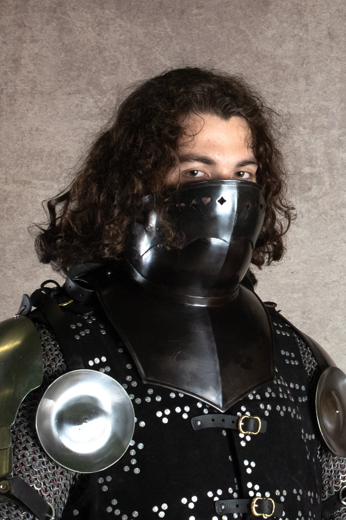 15. århundredes bevor, bronzeret, 1,6 mm