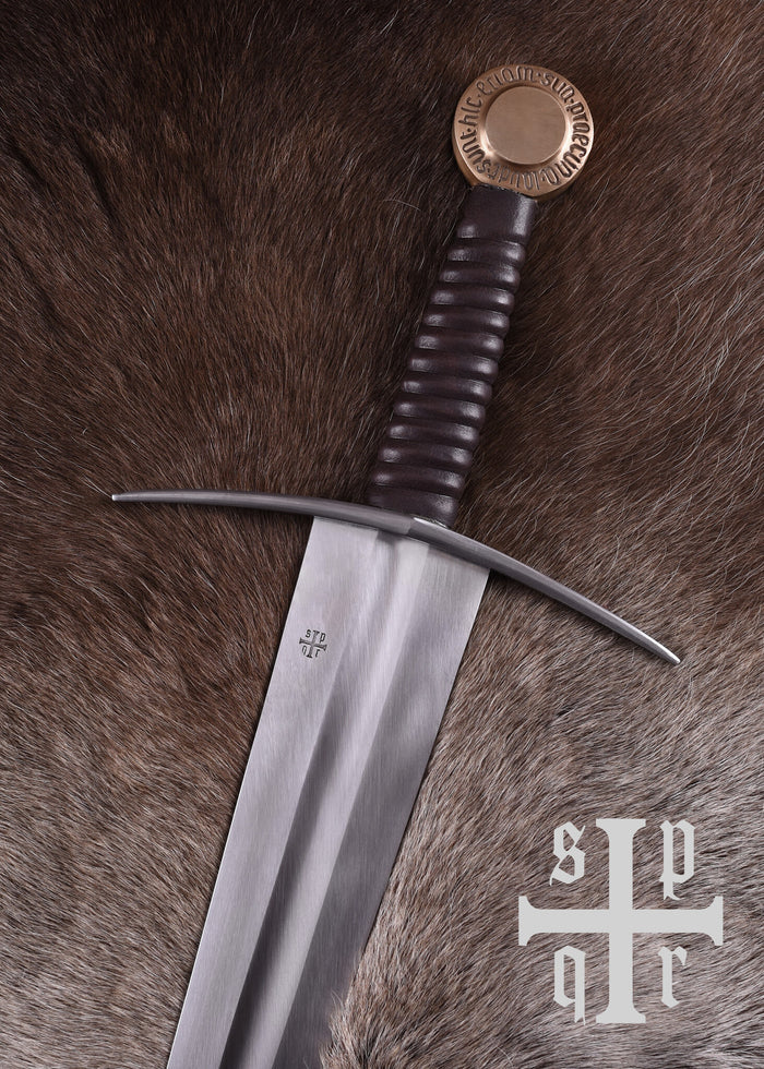 Épée médiévale Oakeshott XIV, cuivre, émoussée (battle-ready)