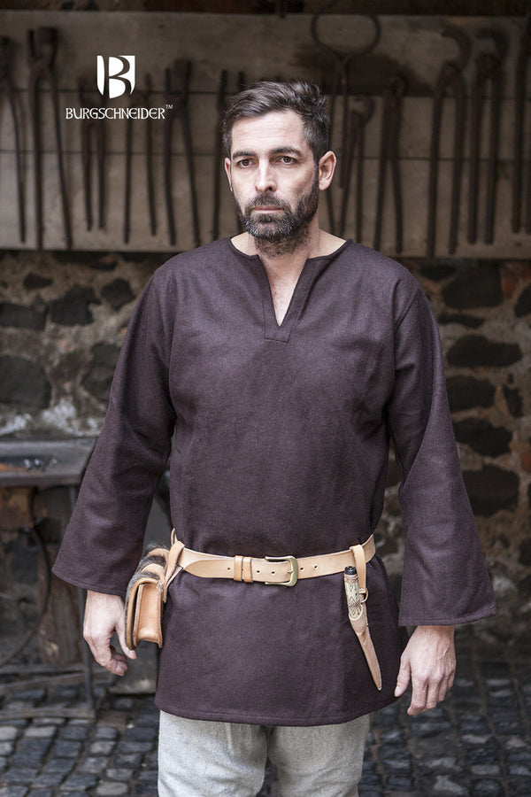 Vikingtuniek Lodin, bruin, wolmix