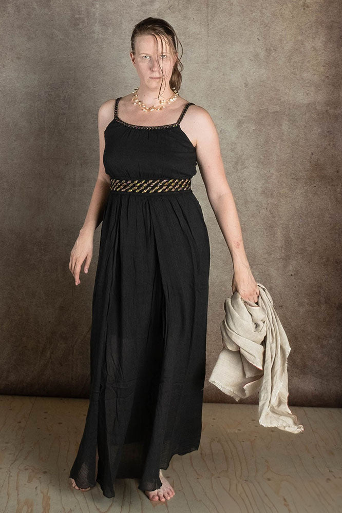Gudinneklänning Thetis, svart