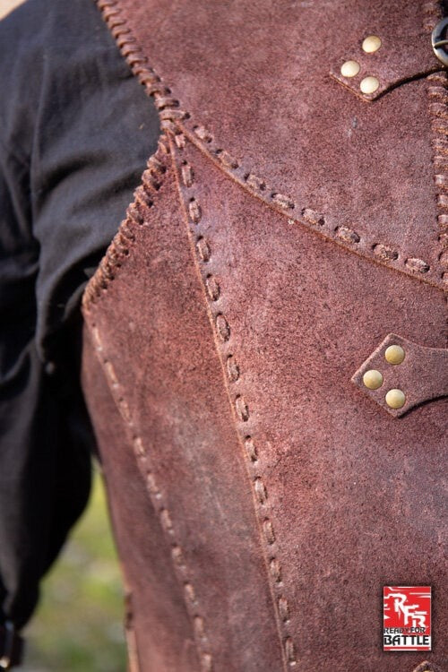 Brygantyna z paskami, brązowa