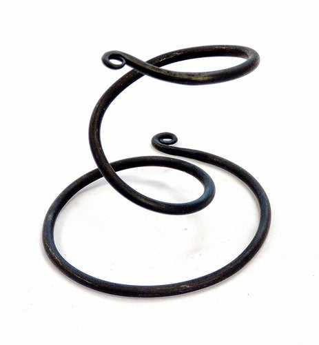 Support de corne à boire spirale