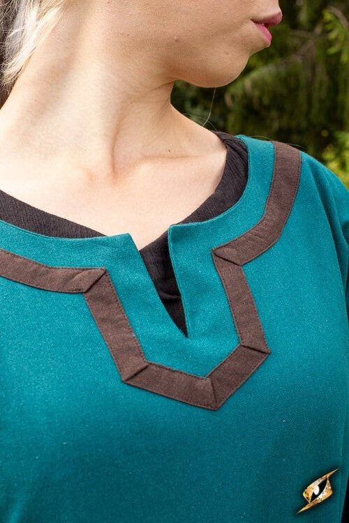 Robe Viking Astrid, azur-brun