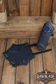 Brassards Beljant, noir et bleu profond