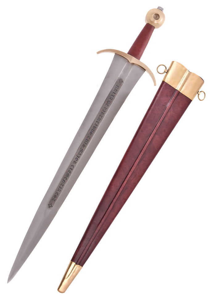 Philip IV sword with scabbard, 14th century, semi-sharp