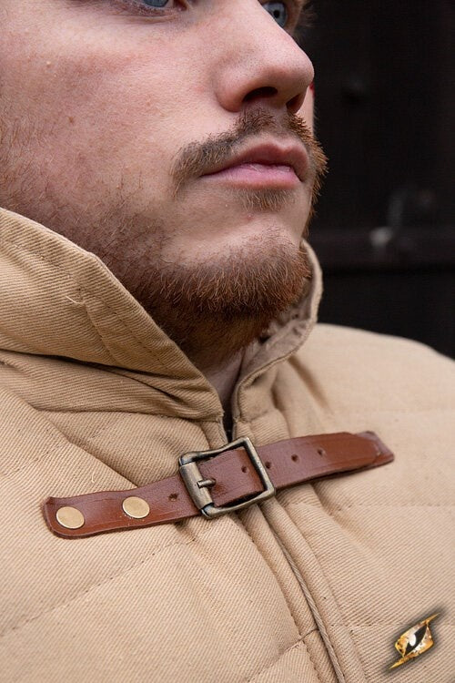 Gambesón medieval, beige