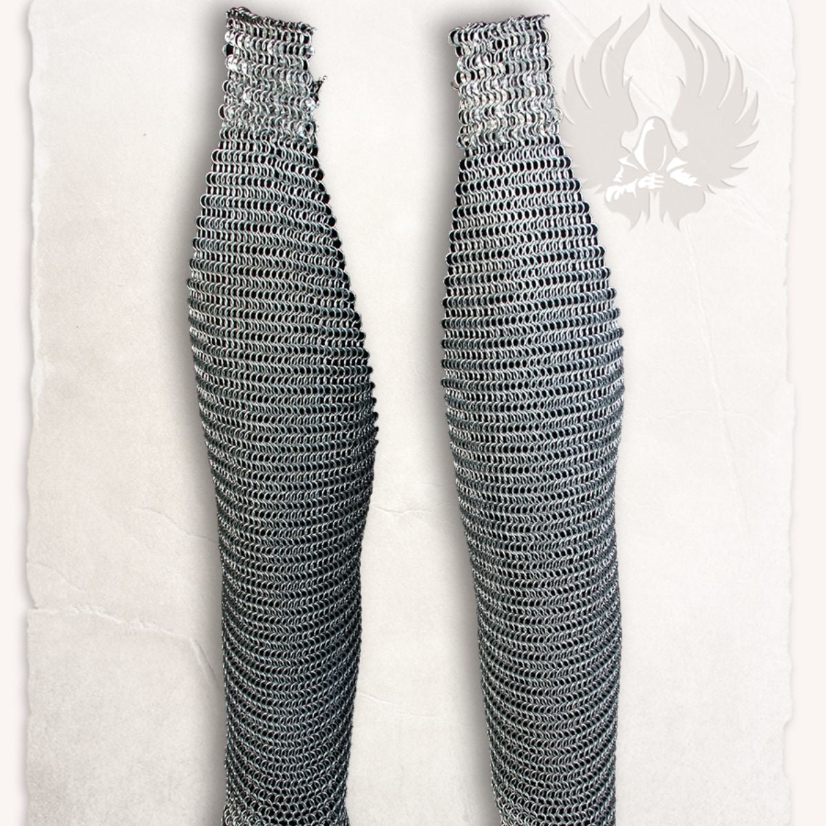 Maliën chausses Richard, ongeklonken ronde ringen, 8 mm