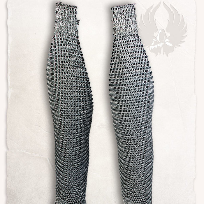 Maliën chausses Richard, ongeklonken ronde ringen, 8 mm