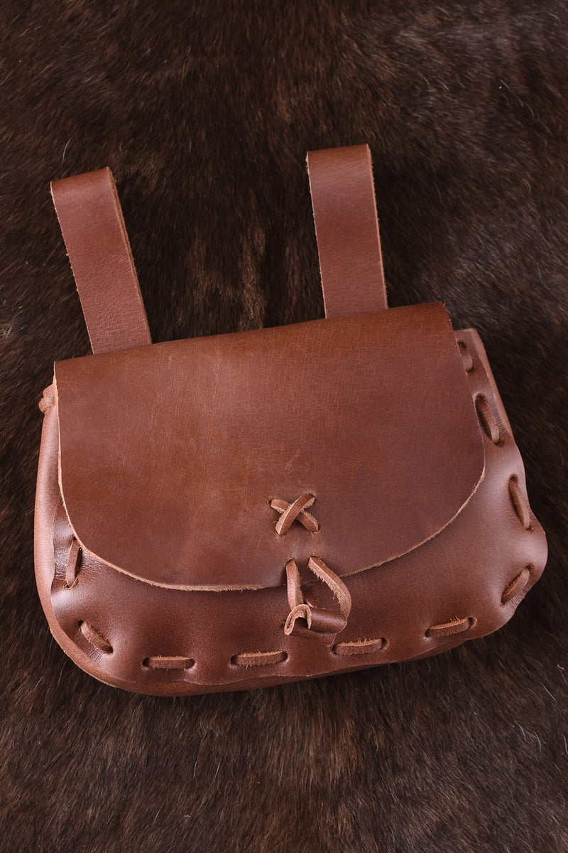 Brown bag, 18 x 14 x 6 cm