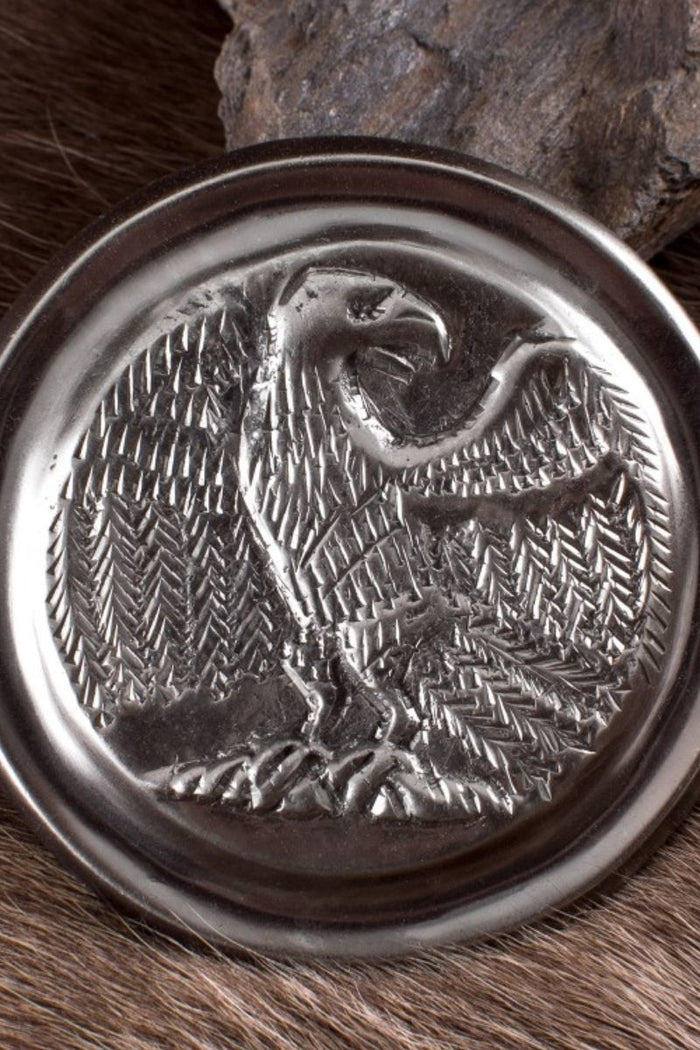Roman phalera eagle silver color