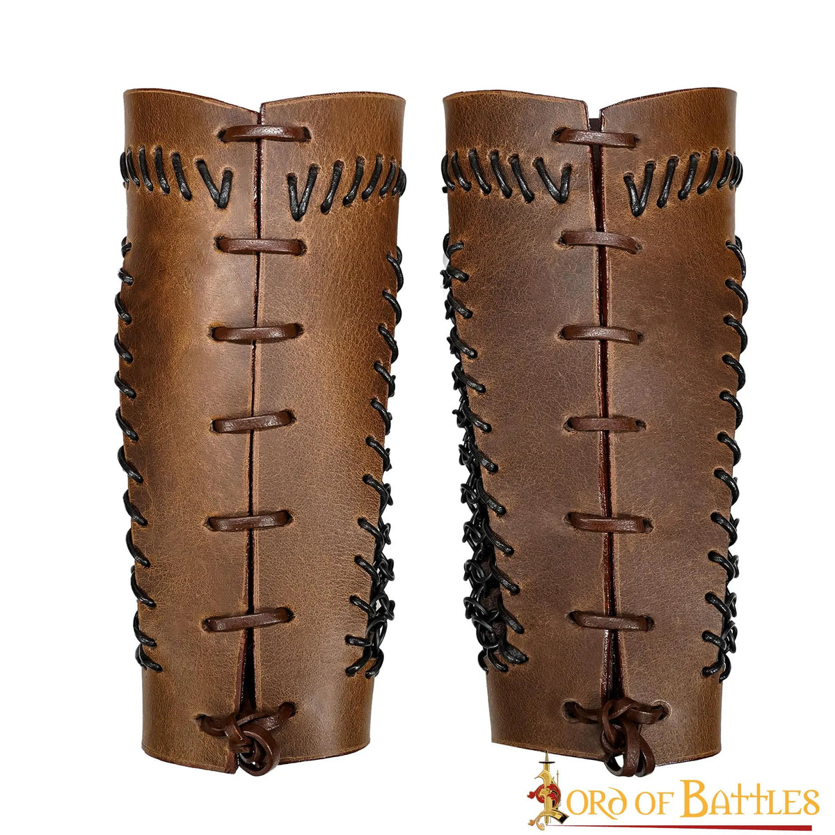 Leather monster hunter bracers with chainmail
