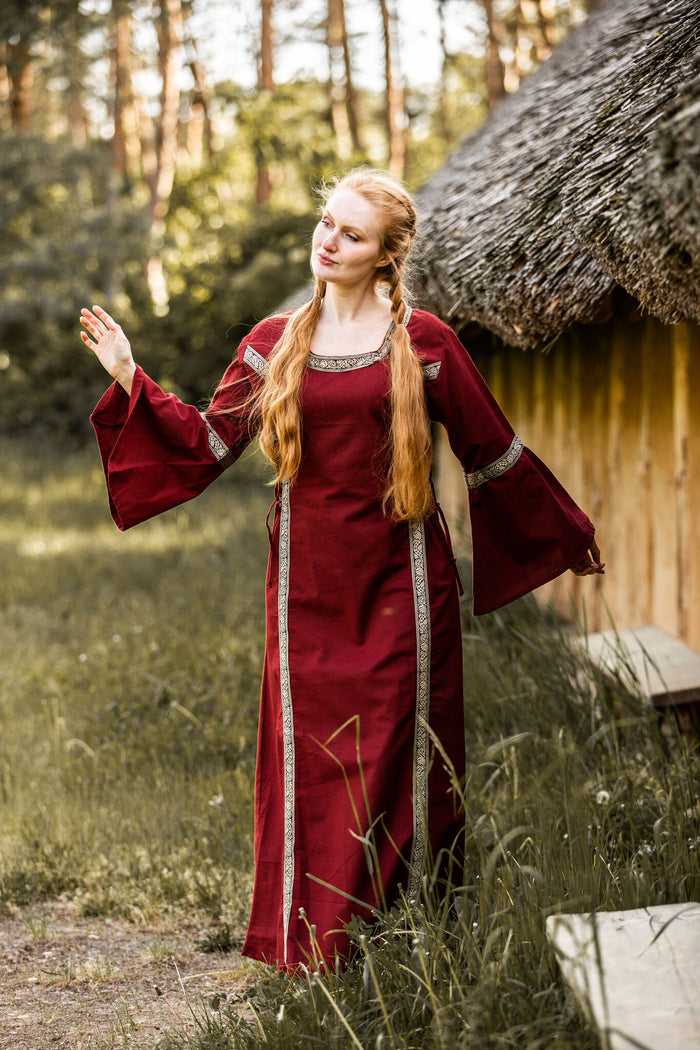 Jurk Cleena rood