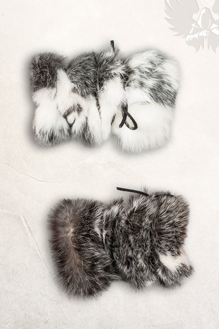 Fur vambrace Lagertha, fur, orange