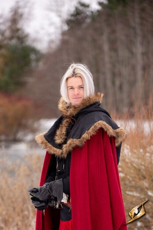 Chaperon Geralt, černá, vlněná směs