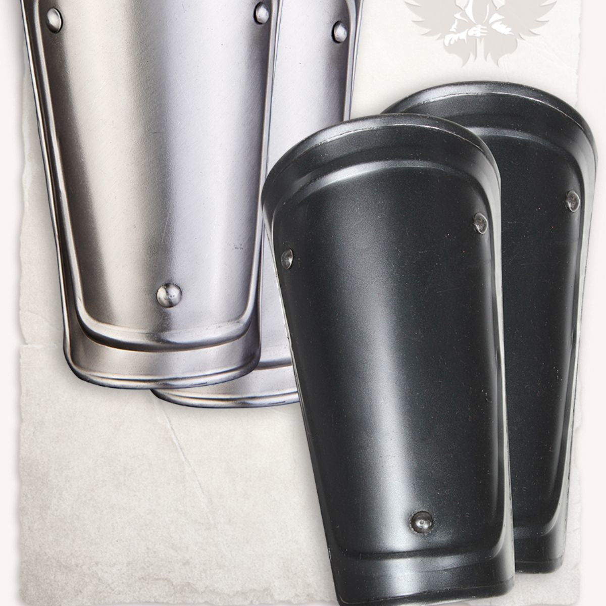 Brazales Adam, protectores de antebrazo, bronceados, 1,2 mm