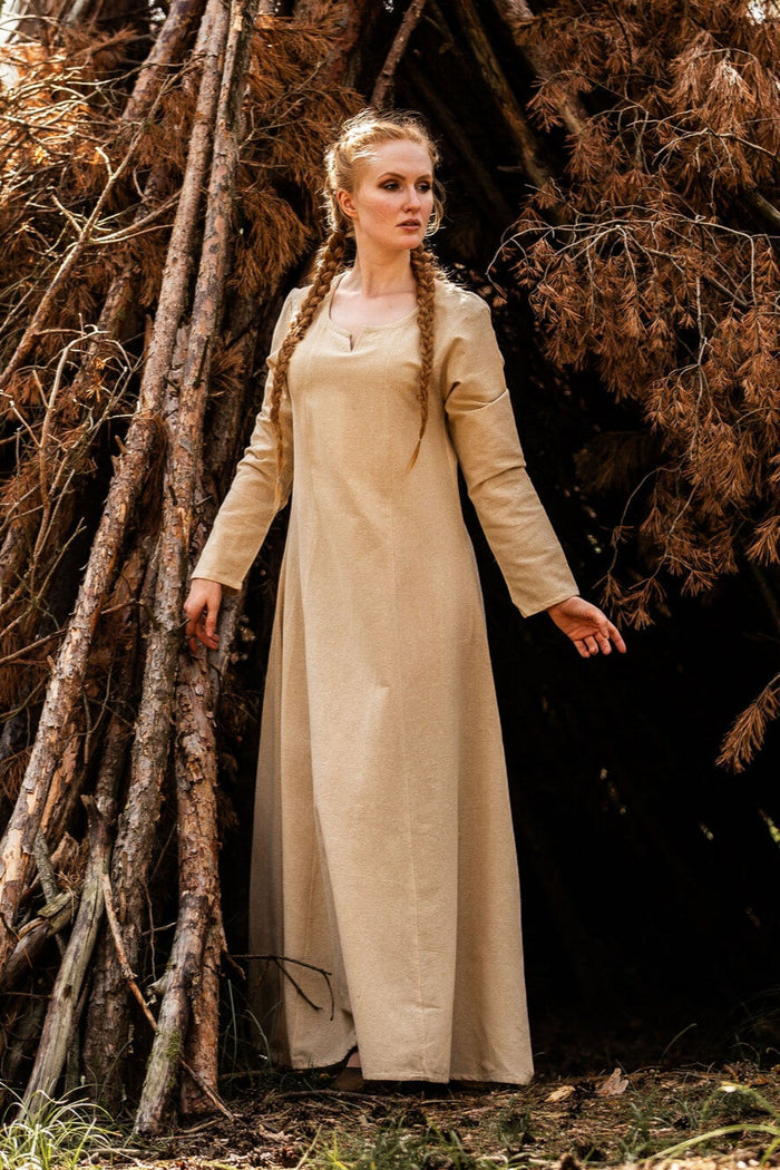 Viking dress Lina, natural