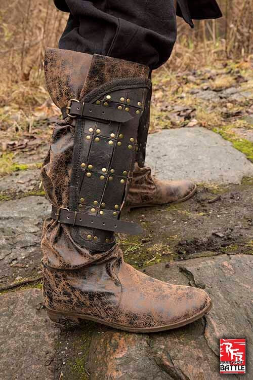 Fighter benskydd, par, svart