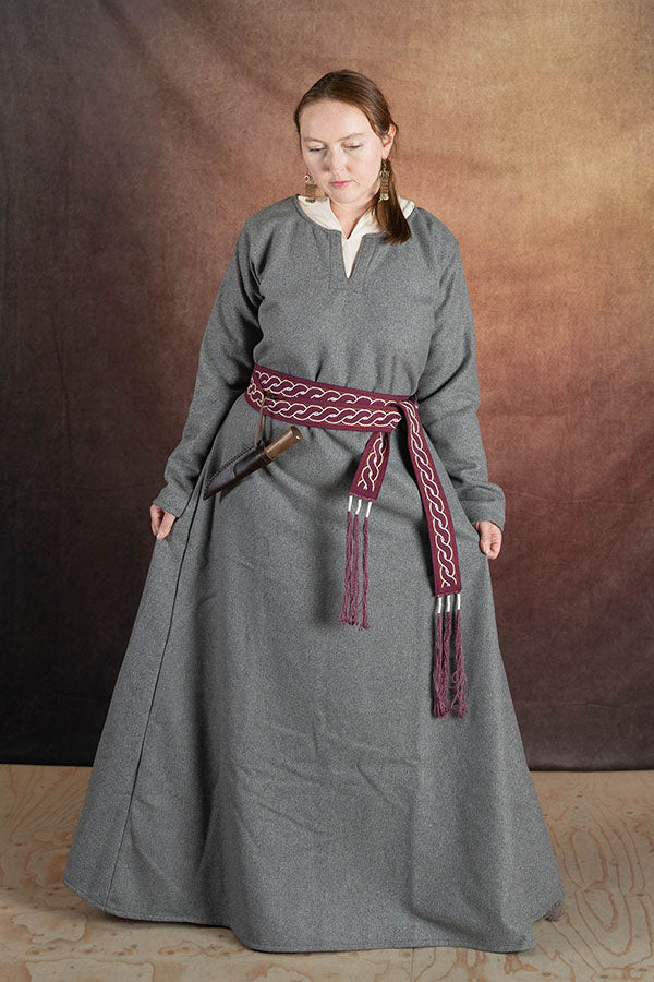 Vikingebælte Elina, rød, 235 cm