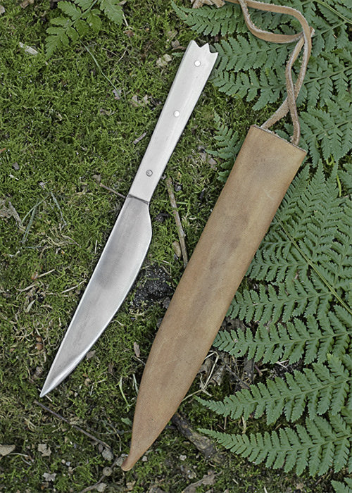 15e eeuws eetmes 19 cm, roestvrij staal