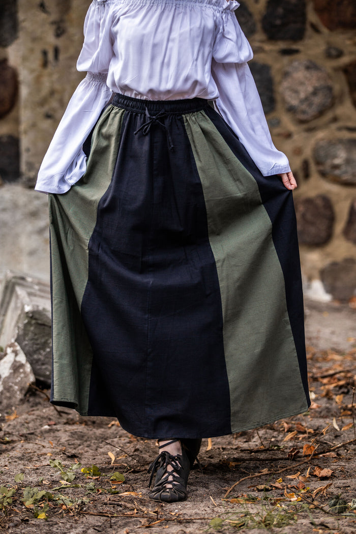 Skirt Inge, black-green