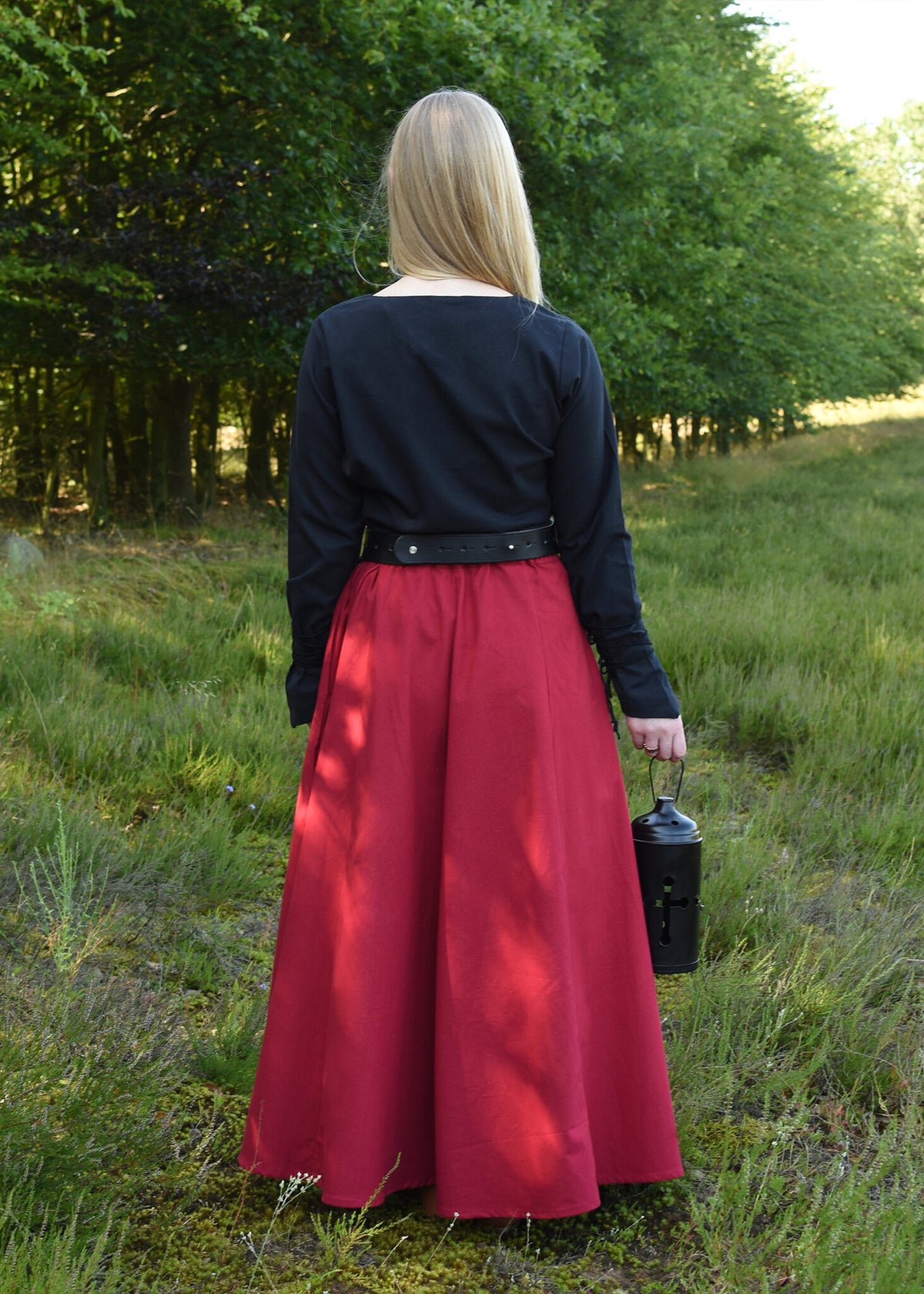 Medeltida blus Aubrey, svart