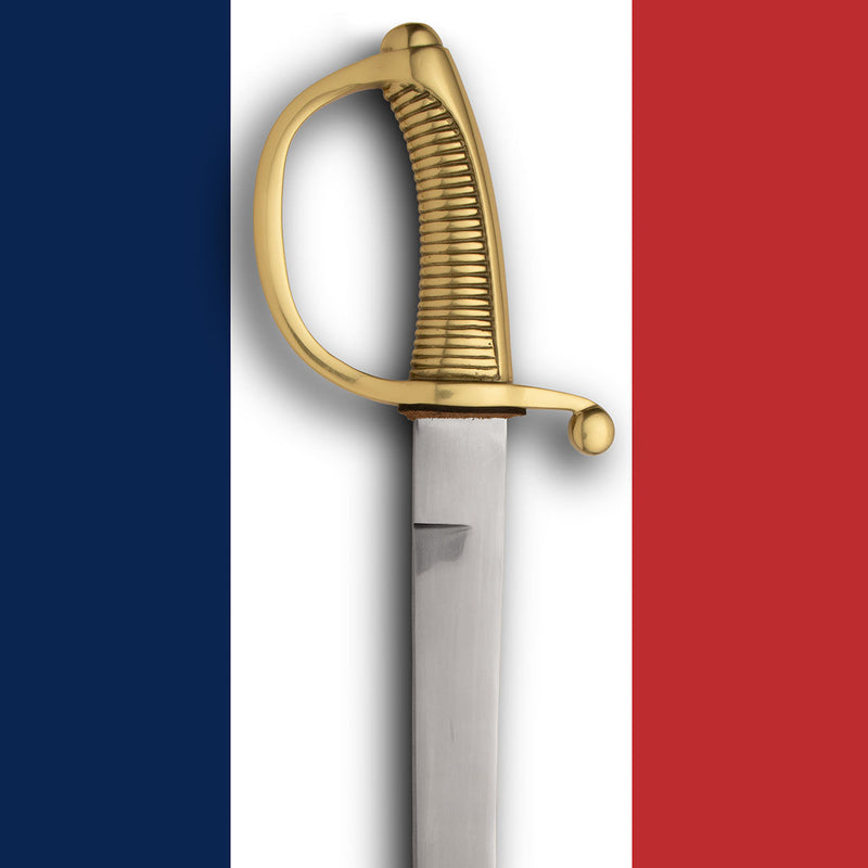 Napoleonic briquet sabre, semi-sharp