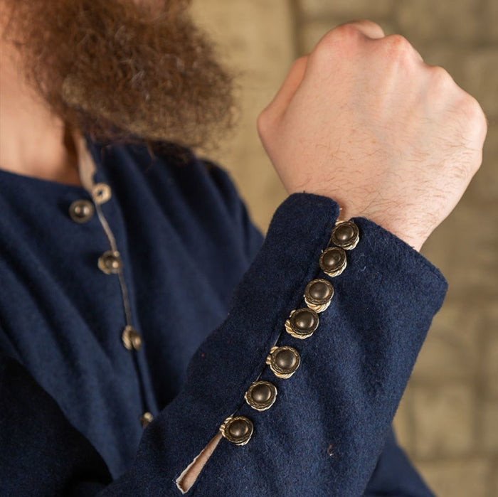 Cotehardie Rafael, ullmix, blå