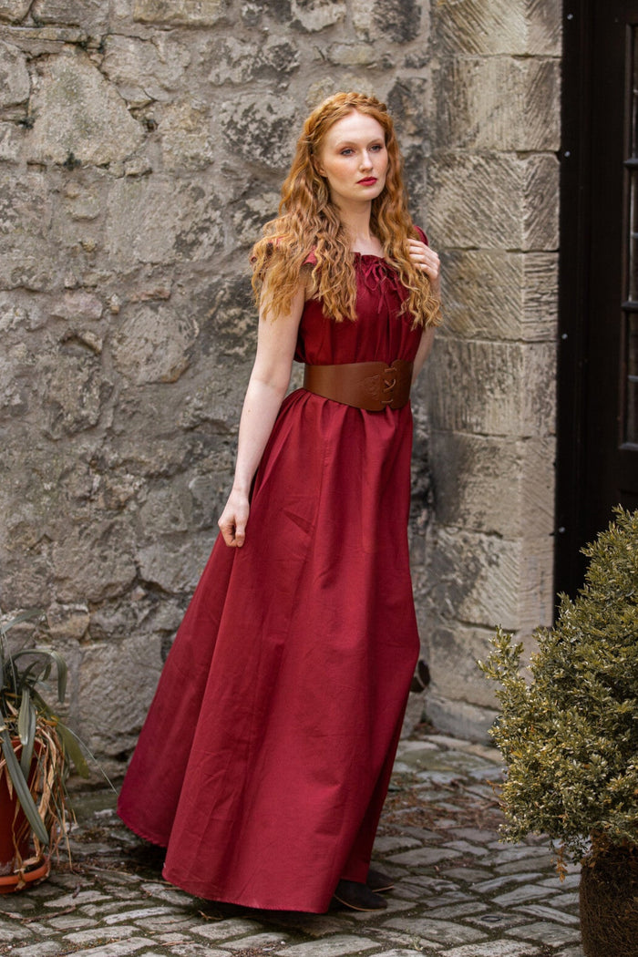 Robe Renaissance Clara, rouge