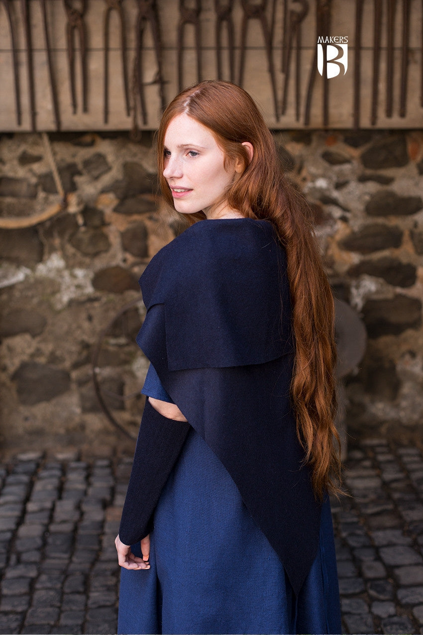 Fartuch Bertrude, niebieski