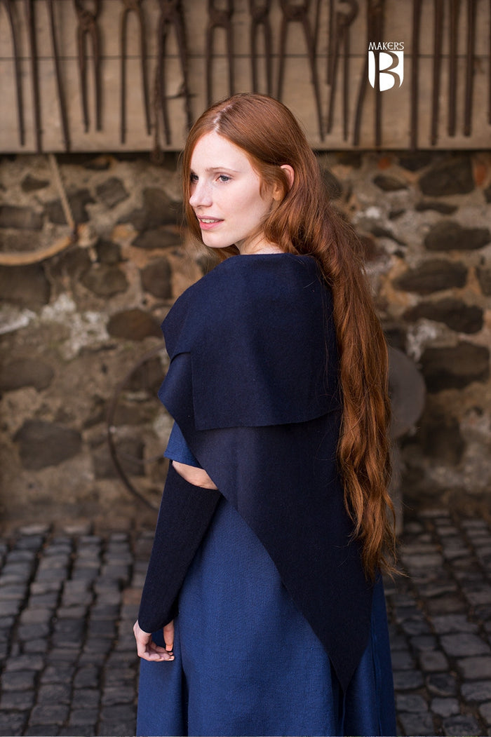 Fartuch Bertrude, niebieski