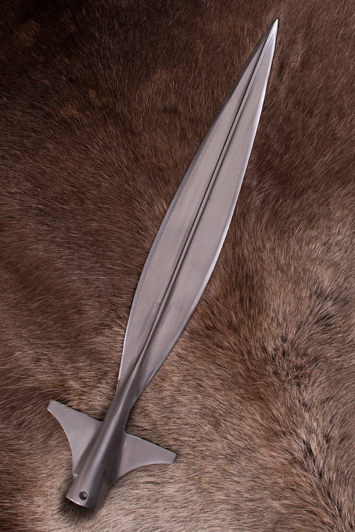 Leaf-Shaped Winged Spearhead, approx. 43.5 cm, semi-sharp