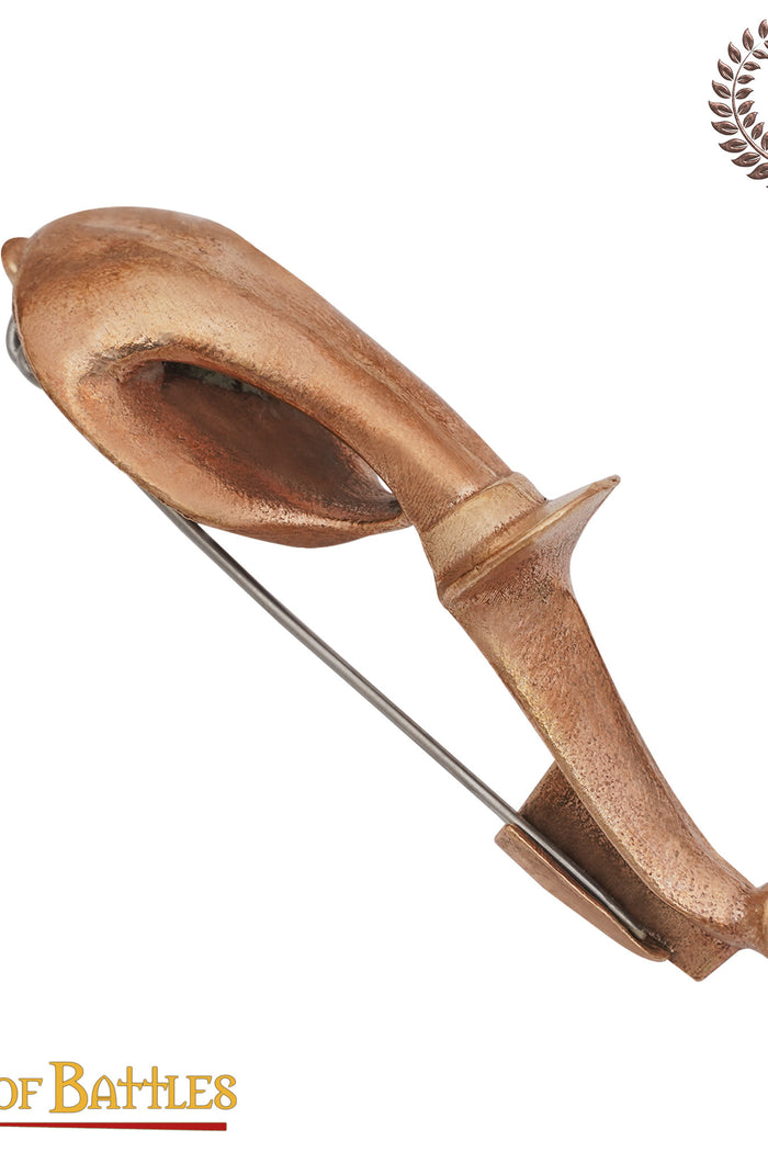 Fibule trompette (fibule à arc) 1er-4e siècle, bronze