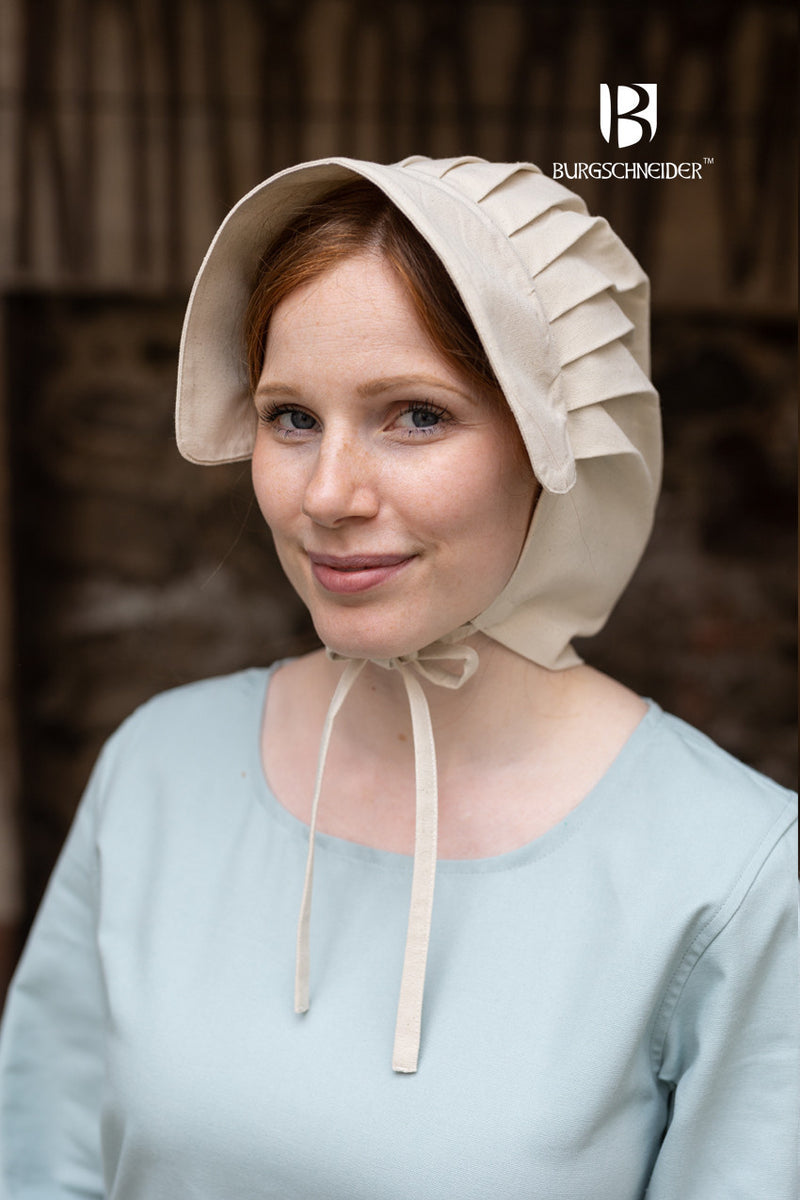 Medieval bonnet Emma, natural