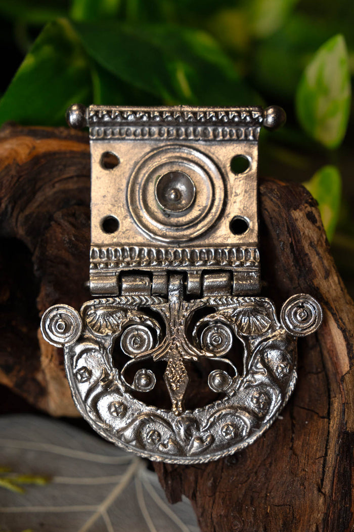 Romersk bæltespænde Tekija, fortinnet messing