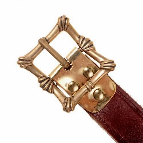 Cinturón del siglo XV Lancaster, 160 cm, marrón