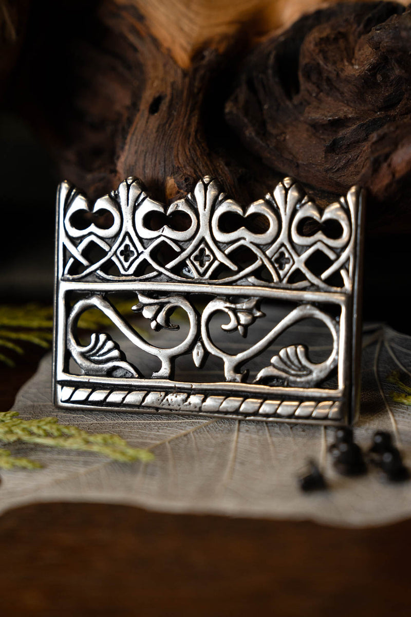 Bältesbeslag Rogier van der Weyden, försilvrad