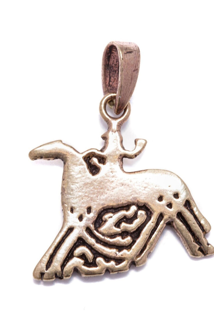 Pendentif Odin et Sleipnir de Gotland, bronze